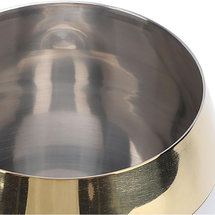 Келих для вина Pongnas з нержавіючої сталі, 350 мл, небиткий, ударостійкий винний келих із золотим обідком, для подорожей, кемпінгу, весіль, пікніків, заходів на свіжому повітрі