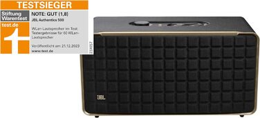 Розумна домашня колонка JBL Authentics 500 Hi-Fidelity - Bluetooth-колонка з ретро-дизайном 70-х років - з Google Assistant, Alexa