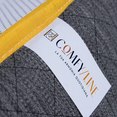 Матрац Comfy Line з піни з ефектом пам&39яті, розмір king-size, 200 x 200 см, американський стиль, багатошаровий, зонований, висота 35 см, ортопедичний матрац для людей з вагою, гіпоалергенний, виготовлено в Італії