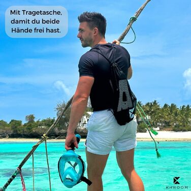 Регульовані ласти для сноркелінгу Khroom для дорослих та дітей Короткі ласти для підводного плавання, плавання та дайвінгу Легкі ласти для відпочинку та басейну, L/XL (42-47), сині