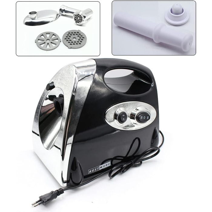 Електрична м'ясорубка ковбаса фарш машина м'ясорубка ковбаса машина з нержавіючої сталі Міцний нержавіючий високоефективний метал