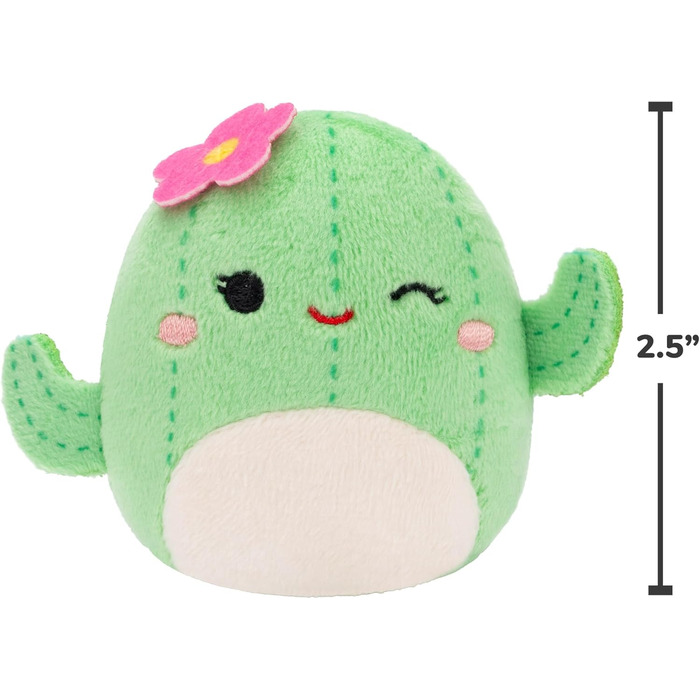 Мікрофігурки Squishmallows SQMM0009-6 шт., супервеликі міні-фігурки, 6,5 см Плюшеві фігурки Арчі, Родрі, Маріци, Майї, Бімбі, Люсі-Мей