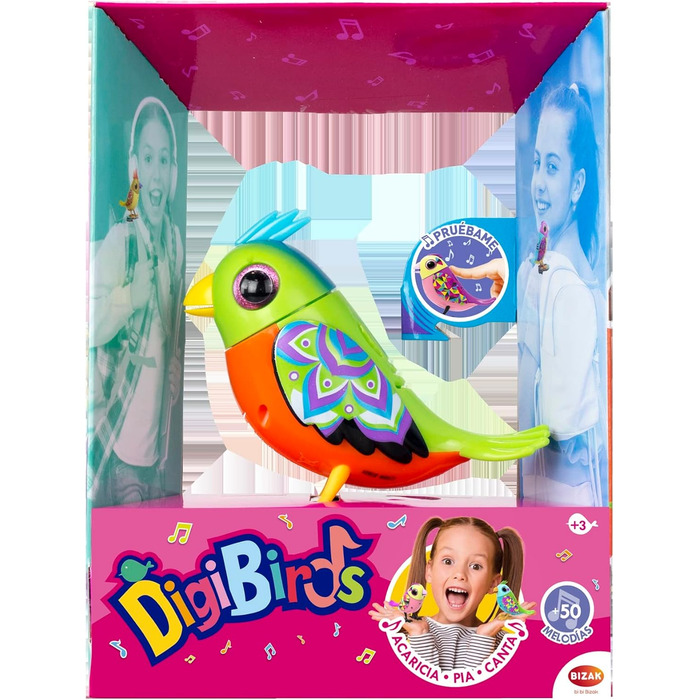 Іграшка для птахів Digibirds, кольорова, 8,5 сантиметрів, 62008192