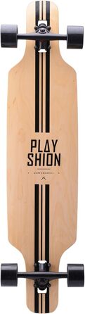 Лонгборд PLAYSHION 39 дюймів, з кульковими підшипниками ABEC-9, скрізний, фрірайд, лінійка круїзерів