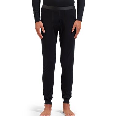 Чоловічі термоштани Odlo з мериносової вовни 200 Чоловіча білизна з мериносової вовни Тепла термобілизна Чорний XL