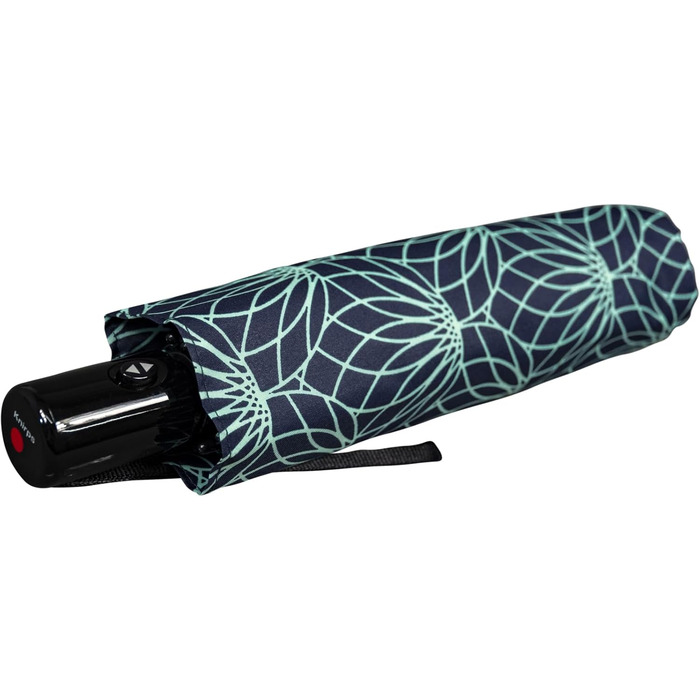 Складна парасолька Knirps Slim Duomatic з автоматичним відкриттям/закриттям із захистом від ультрафіолету Renature - Зелений Renat