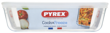 Форма з кришкою Pyrex Cook&Freez, 22х17х6 см (7092352)