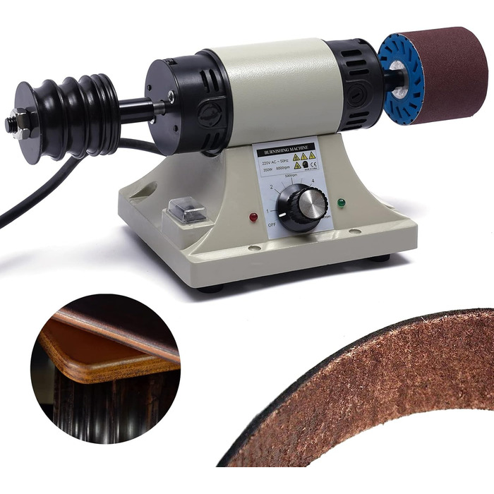 Електрична машина для полірування шкіри Потужність 350 Вт 0-8000 об/хв Підходить для шкіри рослинного дублення Портативний і простий у використанні