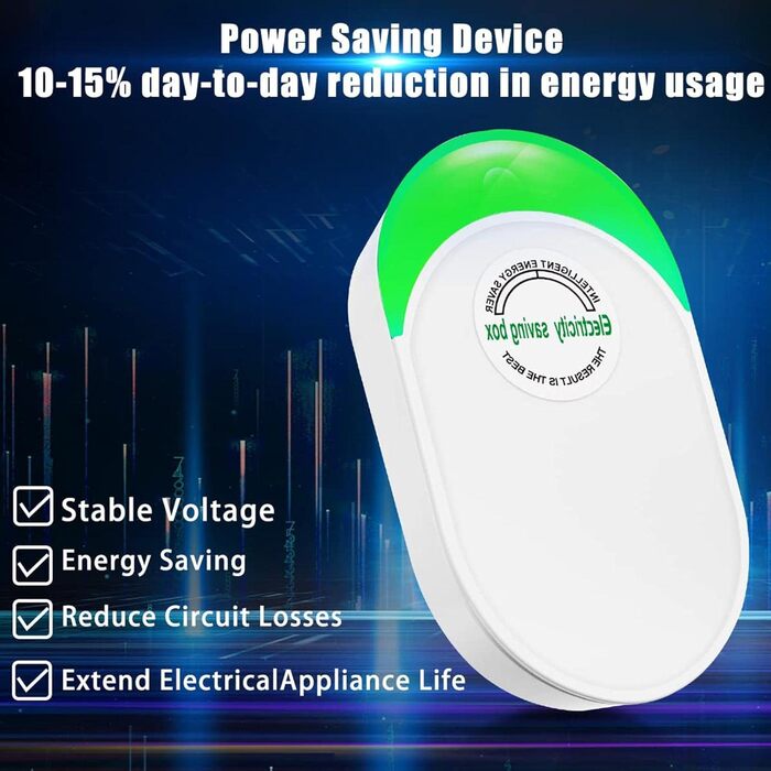 Енергозбереження - Оновіть енергозберігаючий пристрій, побутовий енергозберігаючий блок, простий у використанні, розумний електричний прилад для ринку