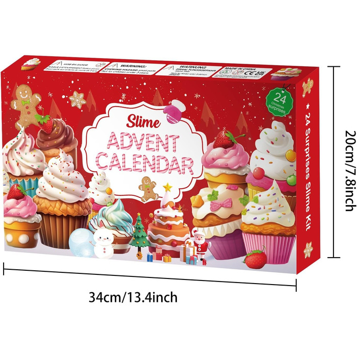 Адвент-календар Funewest 2025 Слайми, 24 дні творчих сюрпризів