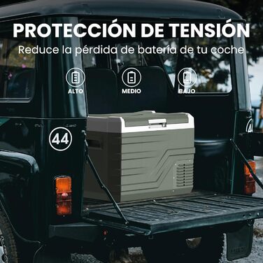 Портативний електричний холодильник, 35 л, автомобільний холодильник 12/24 В постійного струму 100 240 Вольт змінного струму порта