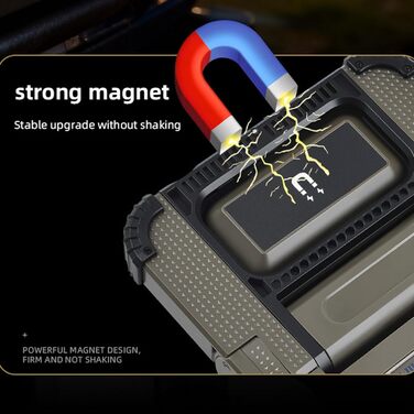 Світлодіодний кемпінговий ліхтар, водонепроникний, акумуляторний, магнітний, на сонячній енергії, кемпінговий ліхтар для походів, супутник у походи з тривалим часом роботи від батареї, туристичне спорядження, портативний