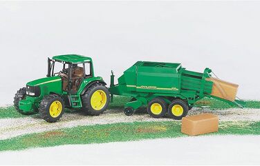 Великий прес-підбирач bruder John Deere / 02017 Одинарний