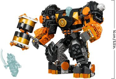 Конструктор LEGO Ninjago 71806, Земляний Мех Коула, 235 деталей