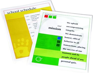 Ламінувальні пакети Fellowes A4 із самоклеючою підкладкою, 80 мікрон (2 x 80 мікрон), 100 шт. , офісні самоклеючі A4