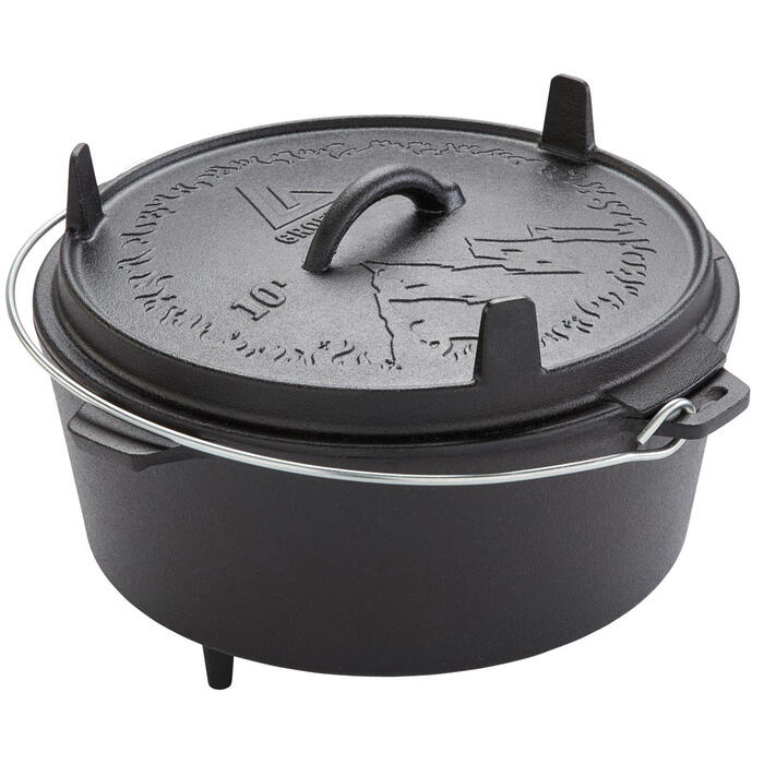 Казан з кришкою Groenberg Askja Pot 33 cm / 10 L Black (266018)