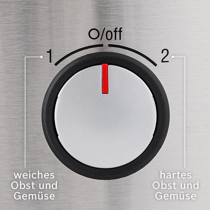 Соковижималка для побутової техніки Bosch VitaJuice 3 MES3500, електрична соковижималка для фруктів та овочів, великий завантажува