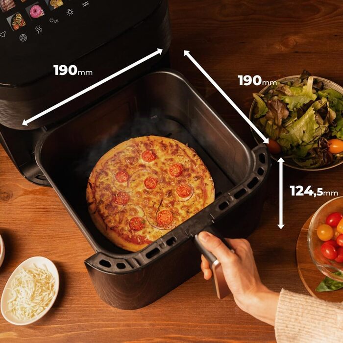 Аерофритюрниця Cecotec Cecofry&Grill Smokin 4500, 4.5 л, чорна