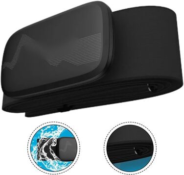 Пульсометр HS500 зі світлодіодним нагадуванням, водонепроникний IP67, сумісний з ANT для їзди на велосипеді, бігу та фітнес-тренувань, тривалий час роботи від батареї до 800 годин