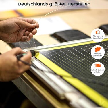 Інфрачервоний обігрівач Knighaus - 1000 Вт - для монтажу на стелю Інфрачервоний стельовий обігрівач Ефективний електричний обігрівач Сертифіковано TV/GS 5-річна гарантія виробника Захист від перегріву Стельовий обігрівач потужністю 1000 Вт без термостата