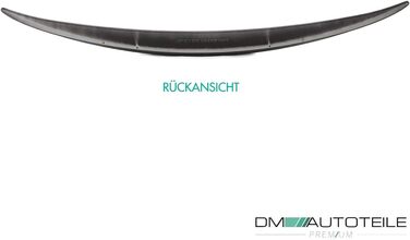 Комплект DM Autoteile Sport Rear Spoiler Black Matt 3M підходить для E-Class W213, також AMG E63