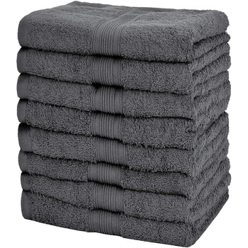 Рушників махрових 50x100 см, 100 бавовна, антрацитно-сірий, 50 x 100 см антрацит/сірий, 8