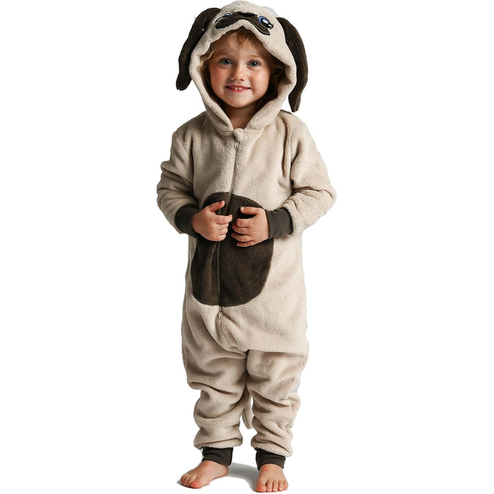 Кігурумі Мопс Wunsy, суперм'який фліс, 6–7 років