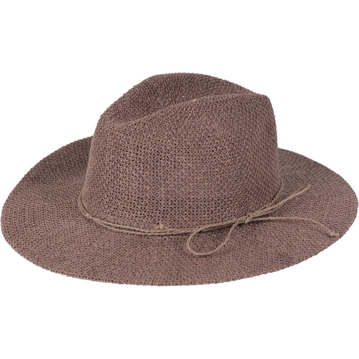 Жіноча панама-капелюх від сонця з тонкою стрічкою, солом&39яний капелюх, капелюх-флоппі, літній капелюх, капелюх-федора styleBREAKER, один розмір, бузковий