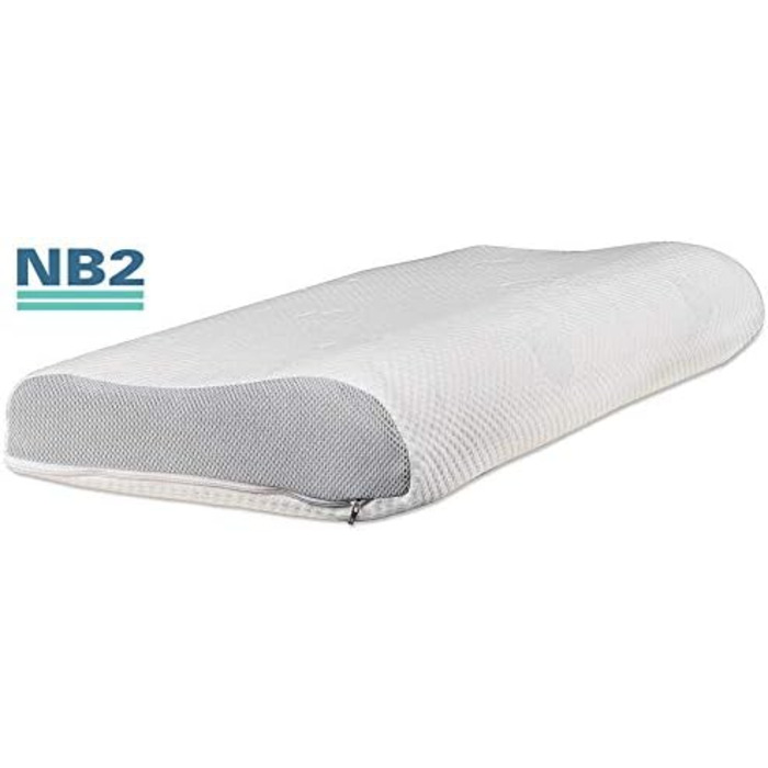 Подушка для підтримки шийного відділу хребта Dormabell з безкоштовною дорожньою сумкою та сумкою для зберігання (NB2)