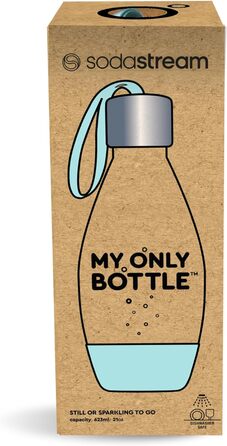 Пластикова пляшка SodaStream My Only Botte 0,5 л, можна мити в посудомийній машині, синя, 1 упаковка