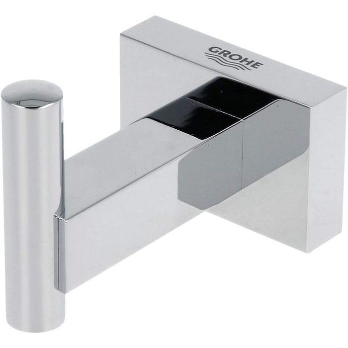 Гачок для халата (метал, приховане кріплення, міцна поверхня), хром, 40511001 Квадрат