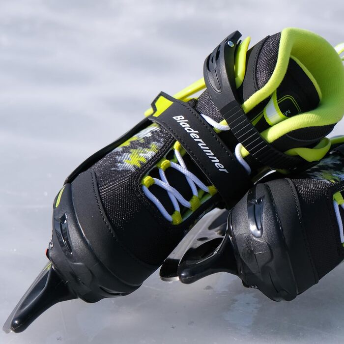 Ковзани Bladerunner Micro Ice NG01, чорний/лаймовий, 36-40