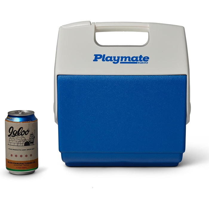 Сумка-холодильник IGLOO Playmate 6 л культова міні-сумка-холодильник з поворотною кришкою, легка та міцна, ідеально підходить для роботи, кемпінгу, пікніків та активного відпочинку, синя 6 л