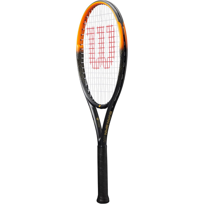 Тенісна ракетка Wilson Burn Spin Jr 26, чорний/помаранчевий