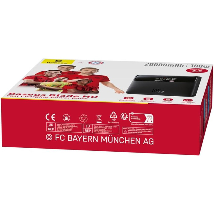 Зовнішній акумулятор QC 4.0 швидкий зарядний пристрій, Blade HD для ноутбуків, MacBook, iPad, iPhone 15, Switch, Steam Deck, Samsu