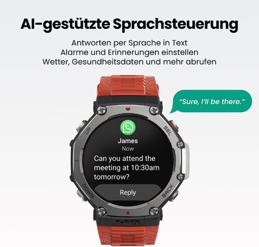 Розумний годинник для активного відпочинку на природі Amazfit T-Rex 3, 48-міліметровий AMOLED-дисплей, офлайн-карти та навігація, 6 супутникових систем, дводіапазонний GPS, 27 днів роботи від батареї, оплата NFC, понад 170 спортивних режимів, фрідайвінг н