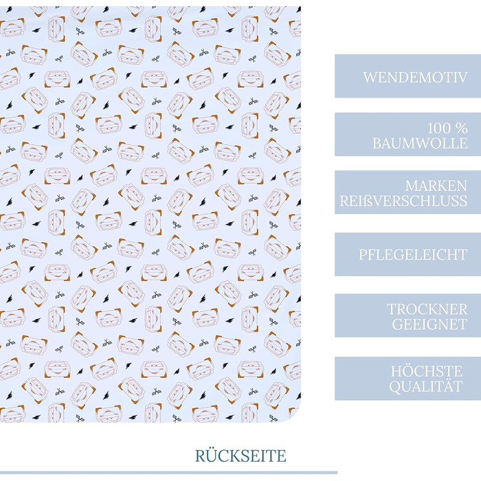 Постільна білизна Cars підковдра 135x200 80x80 - Дитяча постільна білизна для хлопчиків Disney's Cars - 2 шт. и - бавовна