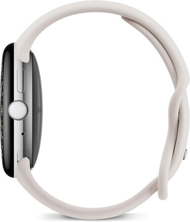 Мм) смарт-годинник на Android із комплексним відстеженням здоровя та фітнесу, а також підтримкою Gemini корпус із полірованого сріблястого алюмінію спортивний ремінець із порцеляни LTE поліроване срібло/порцеляна 45 мм, 4 (45