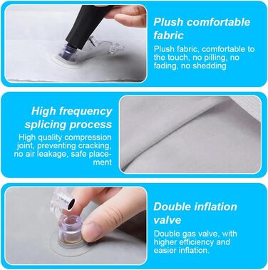 Куб для підтримки дисків, куб для підтримки дисків для позиціонування ступінчастого ліжка, куб для позиціонування ступінчастого ліжка, надувна подушка для підняття ніг, подушка для підтримки дисків, підставка для ніг для вправ на спину, подушка для позиці