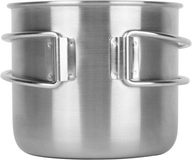 Чашка Tasmanian Tiger TT Handle Mug 500 - ідеальна для активного відпочинку та кемпінгу, з нержавіючої сталі, 500 мл, сумісна з пляшкою об&39ємом 1 л з широким горлом та тримачем для пляшок TT