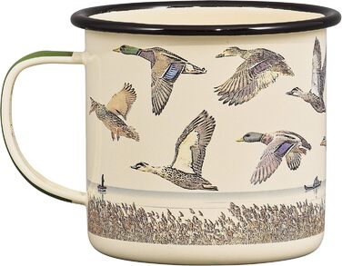 Емальована кавова кружка для кемпінгу та використання на свіжому повітрі Flying Ducks