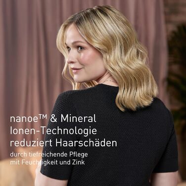 Фен для волосся Panasonic EH-NA9N-E825 nanoe та мінеральними іонами захист від пошкоджень, швидке сушіння, інтелектуальні сенсори, режими для шкіри голови та обличчя, концентратор, 1600 Вт, колір Greige (2025)