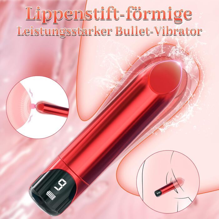 Міні-вібратор Koxnict для жінок, 10 режимів вібрації, USB, потужний та тихий