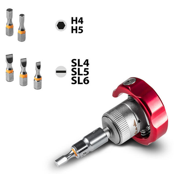 Викрутка з набором біт Trotec 40 pieces Bit and Socket Wrench Set (6200001005)