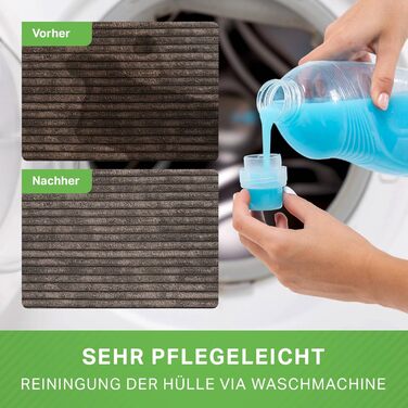Пуф-подушка Зелена квасоля 45x25 см з наповнювачем з EPS-бісеру та вельветовою тканиною, подушка для підлоги, шезлонг, сидіння, пуф, крісло, дитячий, дорослий, тканина, табурет, місце для зберігання, антрацитовий вельветовий пуф - 45 x 25 см - антрацитови