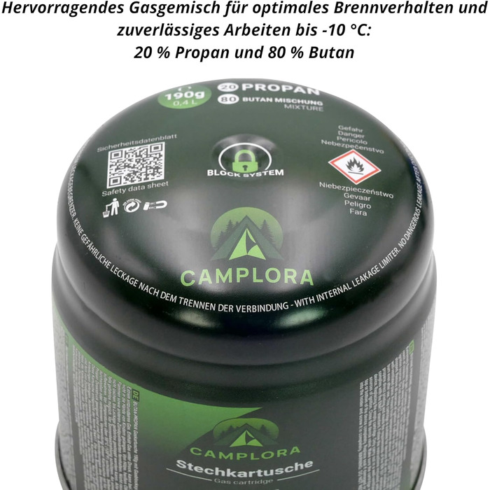 Газова плита з 10 газовими картриджами та п&39єзорозпалом для газових картриджів вагою 190 г, що проколюються, EN417, газова кемпінгова плита, кемпінгова плита з газовим картриджем 1 конфорка, міні-газова плита, газова плита, газова плита, кемпінгова плит