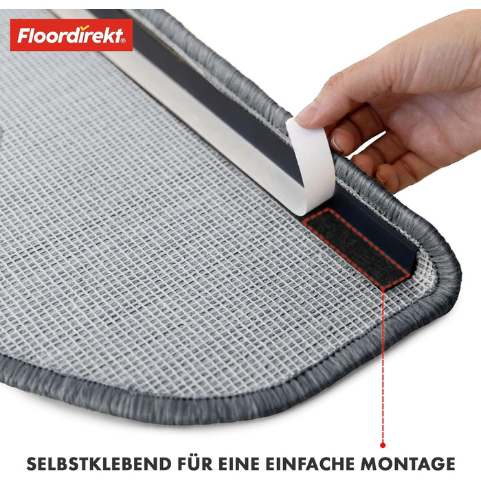 Килимки для сходів 15 шт 65 х 24,5 см Floordirekt