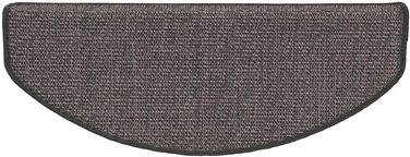 Килимок Snapstyle Natural Sisal Step Mat Half Round однотонний, Розмір/Обробка/Кількість 24x65 см (Half Round) , КолірStone Mix 24