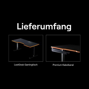 Темний ігровий стіл чорно-білого кольору - Стіл з електричним регулюванням висоти - Комп&39ютерний стіл - Ергономічний - Мінімалістичний - 180x80 см - Кабіна Чорно-білий 180x80 см - Кабіна