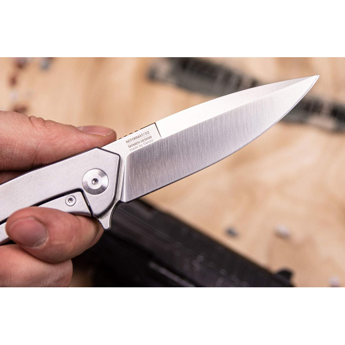 Кишеньковий складаний ніж Firebird GANZO Adimanti Skimen-PL, рукоятка G10 з кліпсою та склобій, клинок зі сталі D2, мисливський, р